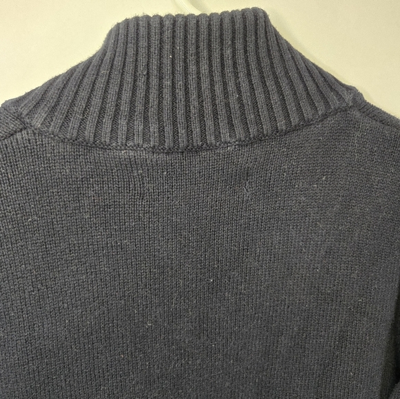 US Polo Ass. Men’s Mock Neck 1/4 Zipper Pullover Sweatshirt 100% Cotton - Picture 8 of 10